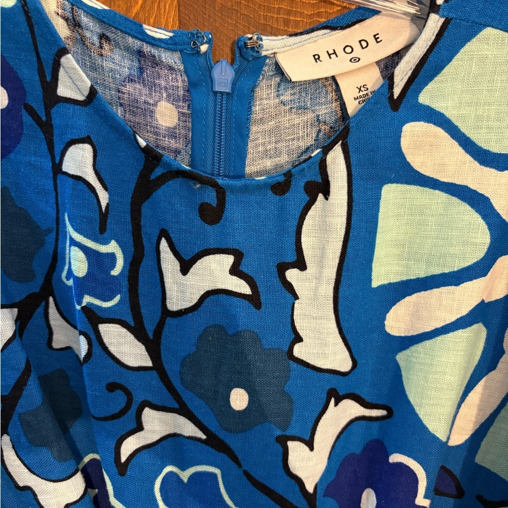 Rhode Vibrant Blue Patterned Jumpsuit - image 2